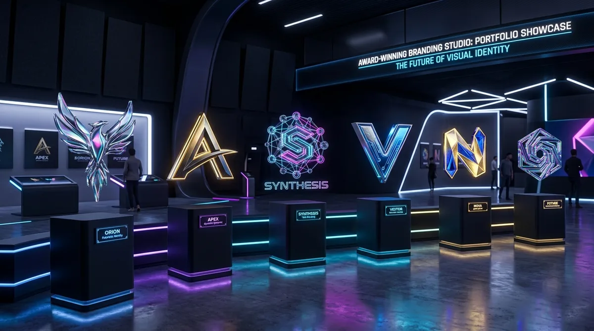 3D Logo Design & Futuristic Monograms by Mahi Dev